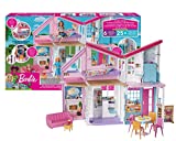 Barbie- La Nuova Casa di Malibu, Playset Richiudibile su Due Piani con Accessori, 61 cm, Giocattolo...