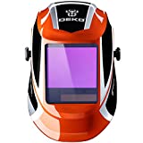 DEKO Maschera Saldatore ad Energia Solare Deep Sea Casco Professionale di Oscuramento Automatico con...