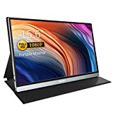 Monitor portatile - Corprit 15.6 Pollici 1080P FHD USB C Schermo con doppio altoparlante HDMI type-C...