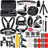 Neewer 50-in-1 Kit Aggiornato di Accessori per Action Cam Compatibile con GoPro Hero 9 8 Max 7 6 5 4...