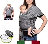 BabyTools® Fascia Porta Bebe (100% MADE IN ITALY) Con 2 Bavaglini Inclusi - Fascia Neonato In...