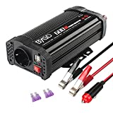 BYGD 600W Inverter Potenza da Auto 12V a 230V con 2 Porte Smart USB 1 Prese AC, Convertitore Potenza...
