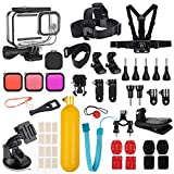 Kupton Accessori compatibile con GoPro Hero 9 Black, custodia impermeabile + protezione per lo...