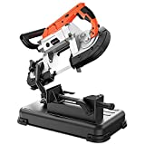 Anbull R2103 - Sega a nastro in metallo con faretto LED, sega a nastro elettrico 1100 W/230 V, 0,7...