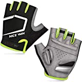 LOHOTEK Guanti da Ciclismo Moto da mountagna Mezze Dita Guanto da Bicicletta da Strada per Uomo...