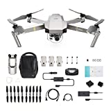 DJI Mavic Pro Platinum Fly More Combo (Versione EU) - Drone Quadricottero, Rumorosità 4 dB, Durata...