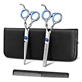 Set di Forbici Professionali da Parrucchiere in Acciaio Inossidabile Set Forbici per Capelli...