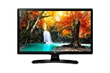 LG 24TK410V-PZ Monitor TV LED 23.6 pollici, 16:9, HD Ready, T2 / HEVC, Nero