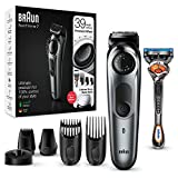 Braun BT7240 Regolabarba Uomo, Rifinitore e Tagliacapelli con Lame Affilate in Metallo di Lunga...
