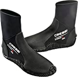 Cressi Ultra Span Boots - Calzari per Immersione in Neoprene 5mm con Suola, Nero Unisex Adulto, XL