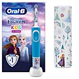 Oral-B Spazzolino Elettrico Ricaricabile Kids Con Personaggi Frozen Disney, 1 Testina, 1 Custodia Da...