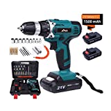 Flybiz 1650/min Avvitatore a Batteria 21V，Trapano Professionale，Drill bit，2 Velocità Trapano...