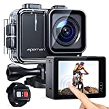 APEMAN Action Cam A100, Touch Screen Nativo 4K/50FPS 20MP WiFi Impermeabile 40M Fotocamera, Avanzato...