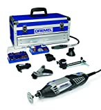 Dremel 4000 Utensile Multifunzione Rotativo, 6 Complementi, 128 Accessori per Intagliare, Incidere,...